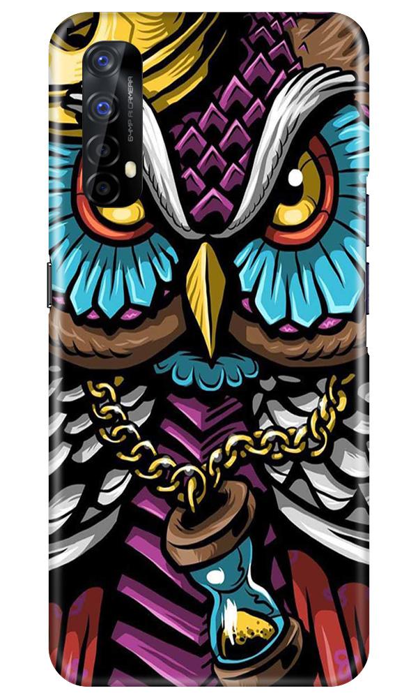 Owl Mobile Back Case for Realme 7 (Design - 359)