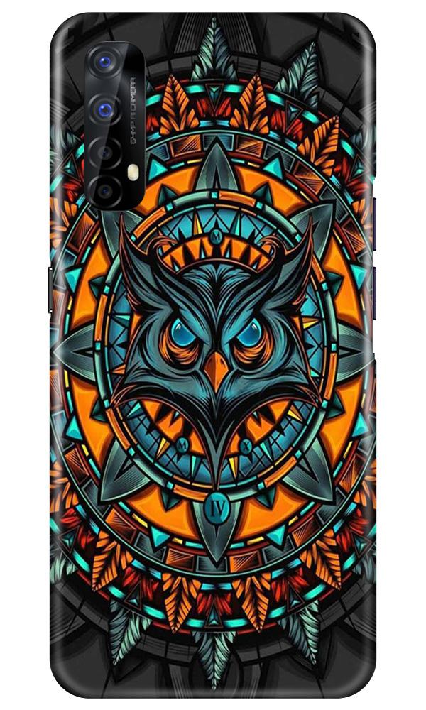 Owl Mobile Back Case for Realme 7 (Design - 360)