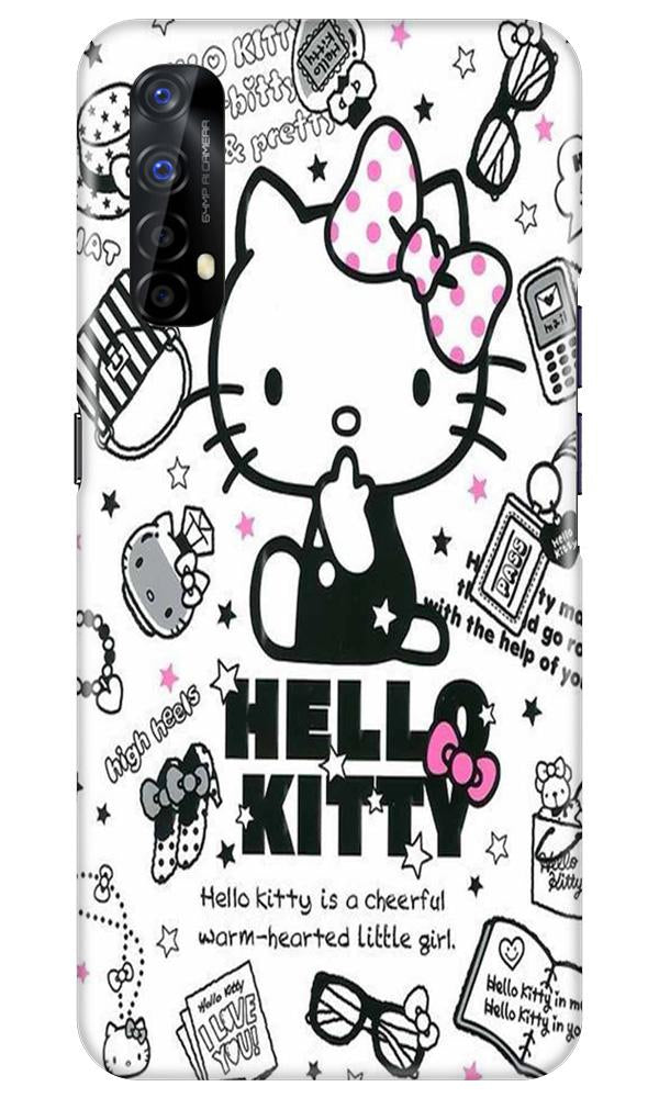 Hello Kitty Mobile Back Case for Realme 7 (Design - 361)