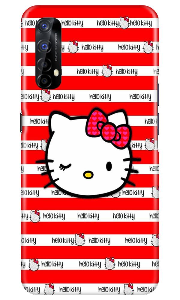 Hello Kitty Mobile Back Case for Realme 7 (Design - 364)