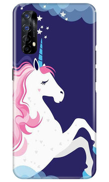 Unicorn Mobile Back Case for Realme 7 (Design - 365)