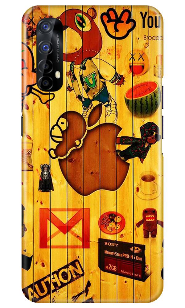 Wooden Texture Mobile Back Case for Realme 7 (Design - 367)