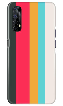 Color Pattern Mobile Back Case for Realme 7 (Design - 369)