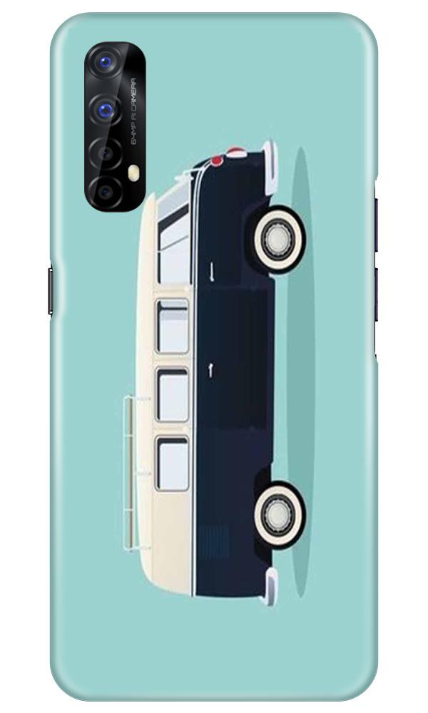 Travel Bus Mobile Back Case for Realme 7 (Design - 379)