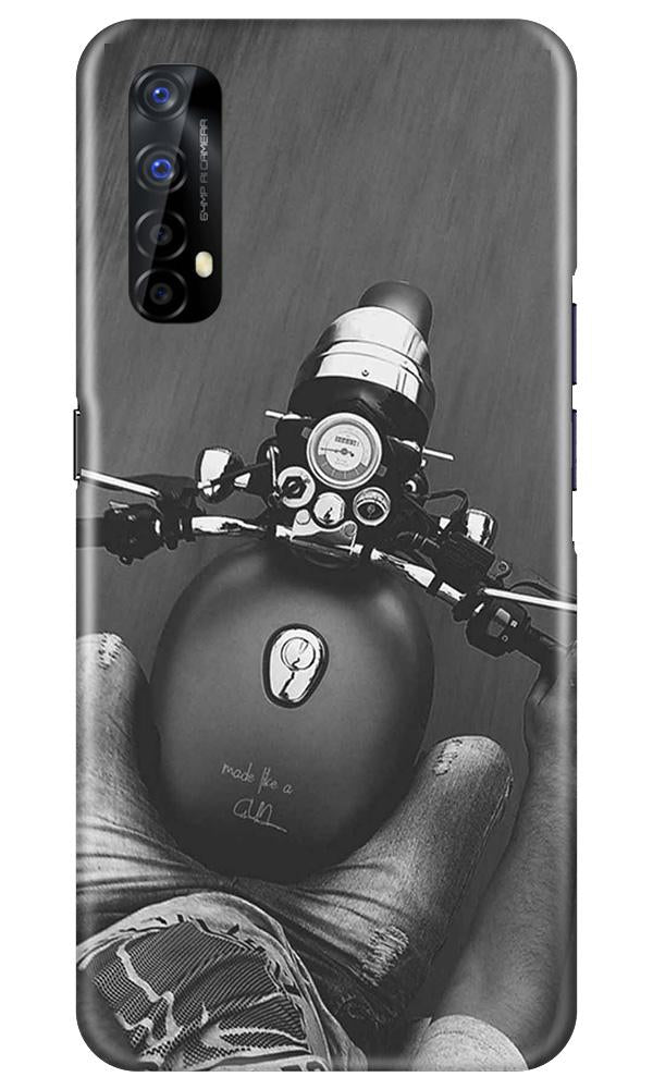 Royal Enfield Mobile Back Case for Realme 7 (Design - 382)