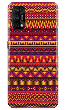 Zigzag line pattern2 Mobile Back Case for Realme 7 Pro (Design - 10)