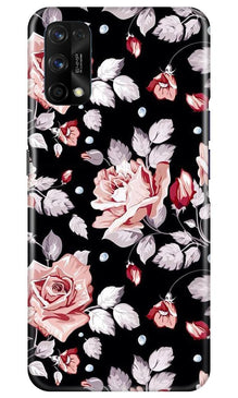 Pink rose Mobile Back Case for Realme 7 Pro (Design - 12)