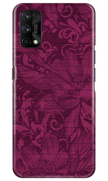 Purple Backround Mobile Back Case for Realme 7 Pro (Design - 22)