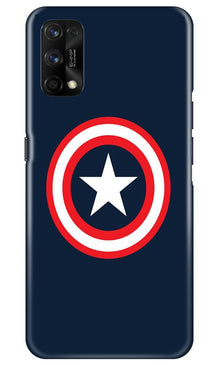 Captain America Mobile Back Case for Realme 7 Pro (Design - 42)
