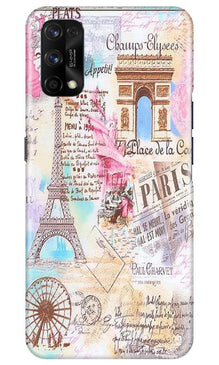 Paris Eiftel Tower Mobile Back Case for Realme 7 Pro (Design - 54)
