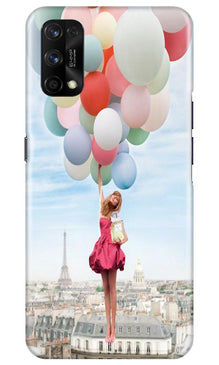 Girl with Baloon Mobile Back Case for Realme 7 Pro (Design - 84)