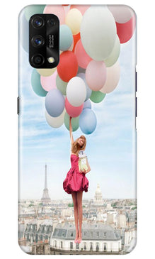 Girl with Baloon Mobile Back Case for Realme 7 Pro (Design - 84)