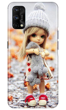 Cute Doll Mobile Back Case for Realme 7 Pro (Design - 93)