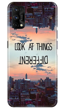 Look at things different Mobile Back Case for Realme 7 Pro (Design - 99)