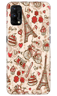 Love Paris Mobile Back Case for Realme 7 Pro  (Design - 103)