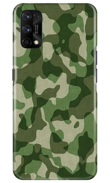 Army Camouflage Mobile Back Case for Realme 7 Pro  (Design - 106)
