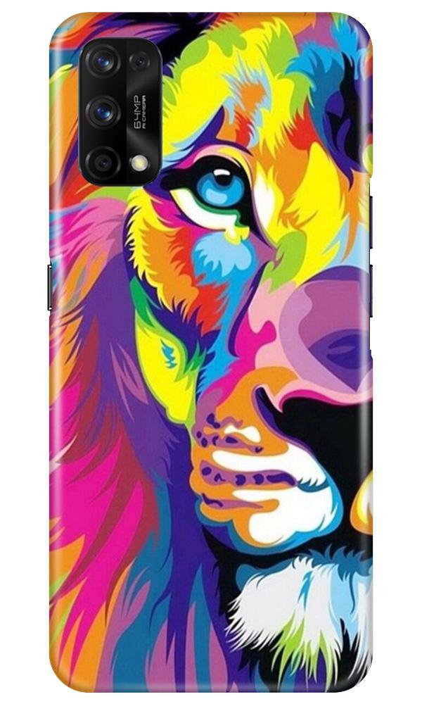 Colorful Lion Case for Realme 7 Pro  (Design - 110)