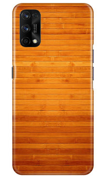 Wooden Look Mobile Back Case for Realme 7 Pro  (Design - 111)