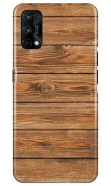 Wooden Look Mobile Back Case for Realme 7 Pro  (Design - 113)