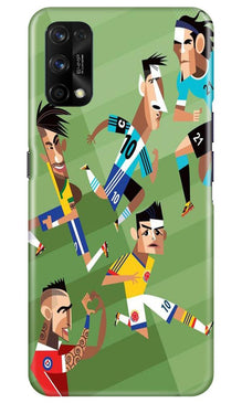 Football Mobile Back Case for Realme 7 Pro  (Design - 166)