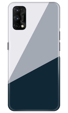 Blue Shade Mobile Back Case for Realme 7 Pro (Design - 182)