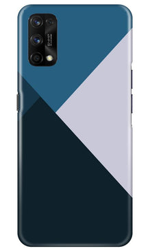 Blue Shades Mobile Back Case for Realme 7 Pro (Design - 188)