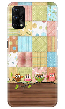 Owls Mobile Back Case for Realme 7 Pro (Design - 202)