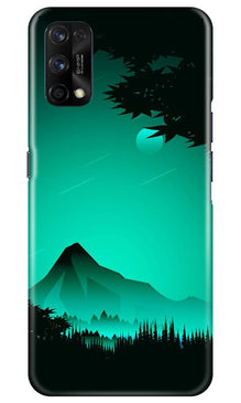 Moon Mountain Mobile Back Case for Realme 7 Pro (Design - 204)