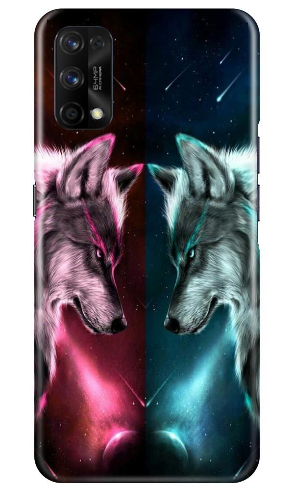 Wolf fight Case for Realme 7 Pro (Design No. 221)