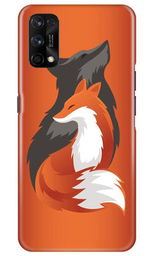 Wolf  Mobile Back Case for Realme 7 Pro (Design - 224)