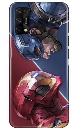 Ironman Captain America Case for Realme 7 Pro (Design No. 245)