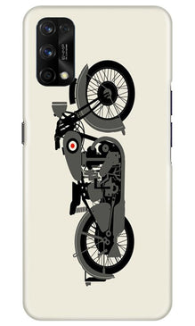 MotorCycle Mobile Back Case for Realme 7 Pro (Design - 259)