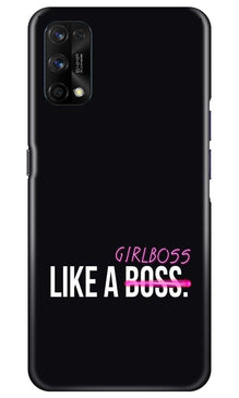 Like a Girl Boss Mobile Back Case for Realme 7 Pro (Design - 265)