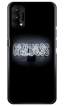 Girl Boss Black Mobile Back Case for Realme 7 Pro (Design - 268)
