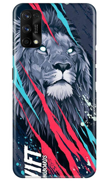 Lion Mobile Back Case for Realme 7 Pro (Design - 278)