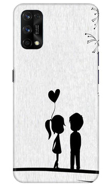 Cute Kid Couple Mobile Back Case for Realme 7 Pro (Design - 283)
