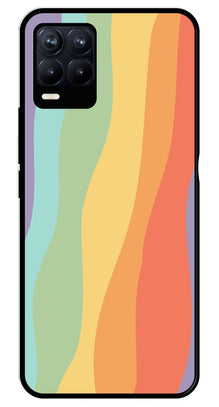 Muted Rainbow Metal Mobile Case for Realme 8 4G