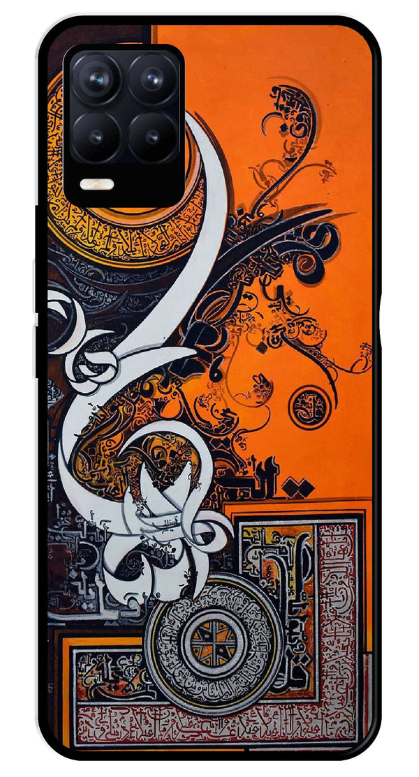 Qalander Art Metal Mobile Case for Realme 8 4G  (Design No -16)