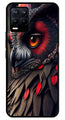 Owl Design Metal Mobile Case for Realme 8 4G  (Design No -26)