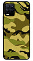 Army Pattern Metal Mobile Case for Realme 8 4G  (Design No -35)