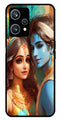 Lord Radha Krishna Metal Mobile Case for Realme 9 Pro 5G  (Design No -01)