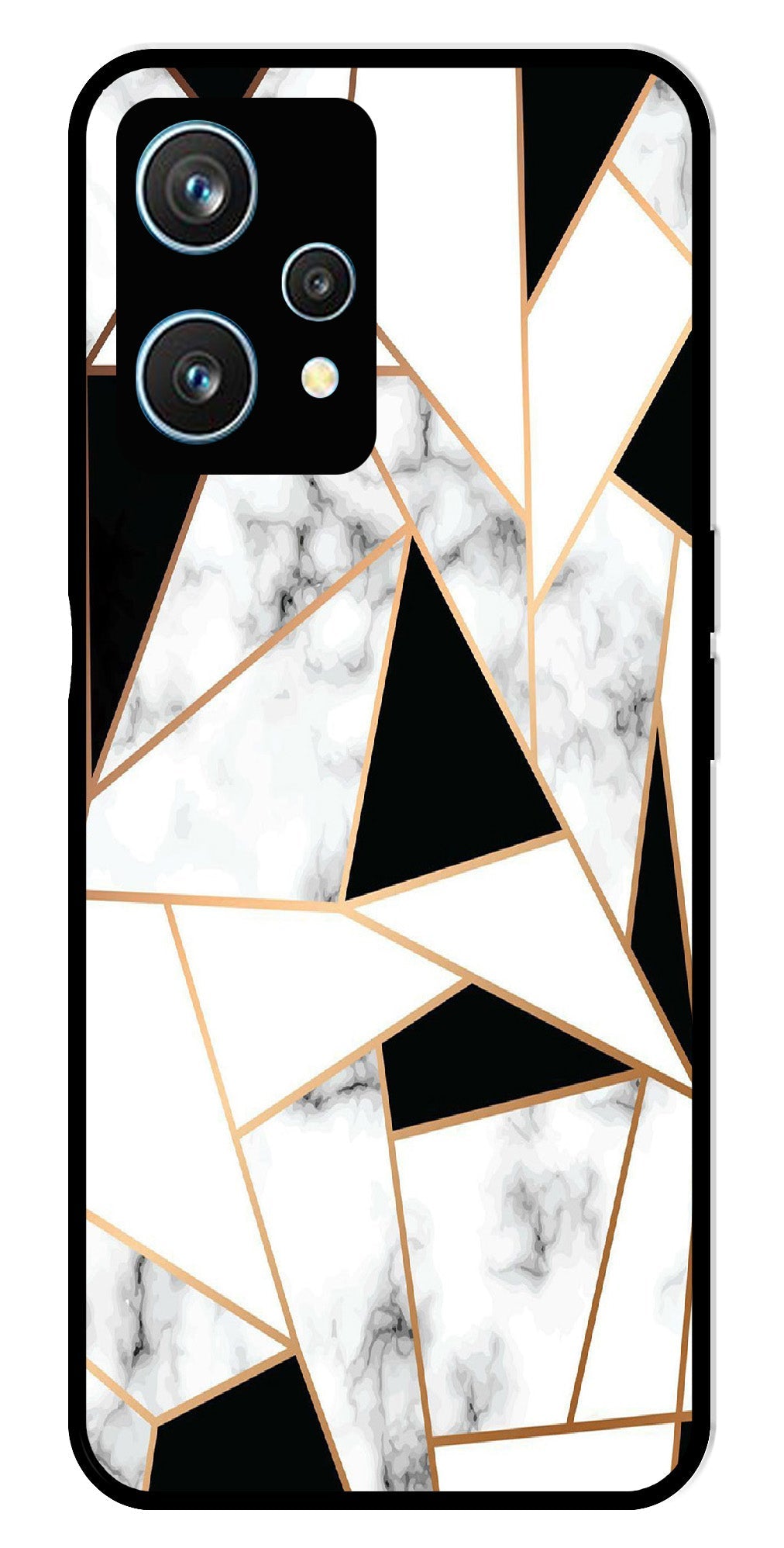 Marble Design2 Metal Mobile Case for Realme 9 Pro 5G  (Design No -08)