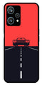 Car Lover Metal Mobile Case for Realme 9 Pro 5G  (Design No -21)