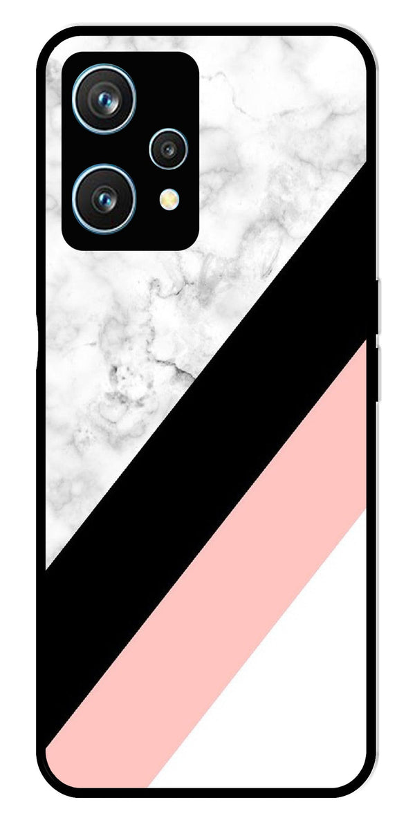Marble Design Metal Mobile Case for Realme 9 Pro 5G  (Design No -24)