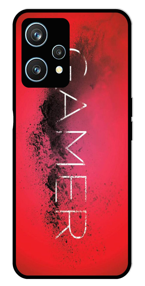 Gamer Pattern Metal Mobile Case for Realme 9 Pro 5G  (Design No -41)