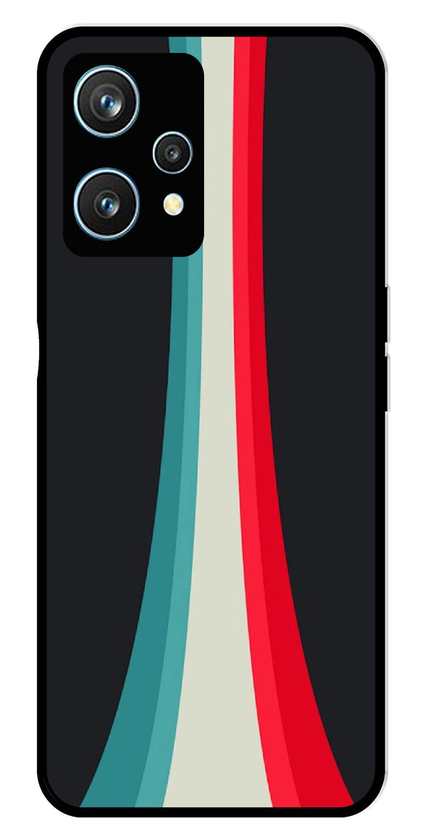 Modern Art Colorful Metal Mobile Case for Realme 9 Pro 5G  (Design No -48)