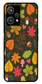Leaves Design Metal Mobile Case for Realme 9 Pro 5G  (Design No -51)