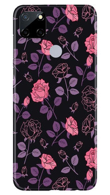 Rose Pattern Mobile Back Case for Realme Narzo 30a (Design - 2)