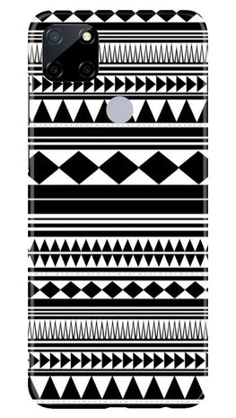 Black white Pattern Case for Realme Narzo 30a