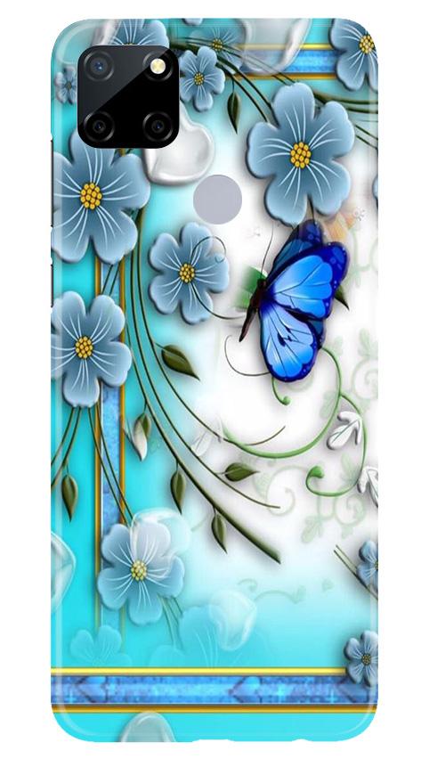 Blue Butterfly Case for Realme Narzo 30a